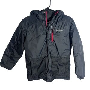Columbia dark grey & black winter coat jacket boys medium